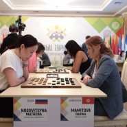 Международный турнир по шашкам стран ШОС 2023 фотографии