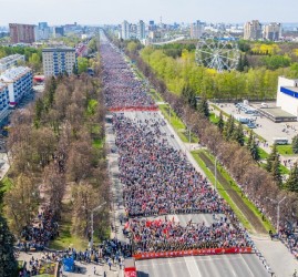 Акция «Бессмертный полк» в Уфе 2025