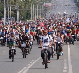 День 1000 велосипедистов